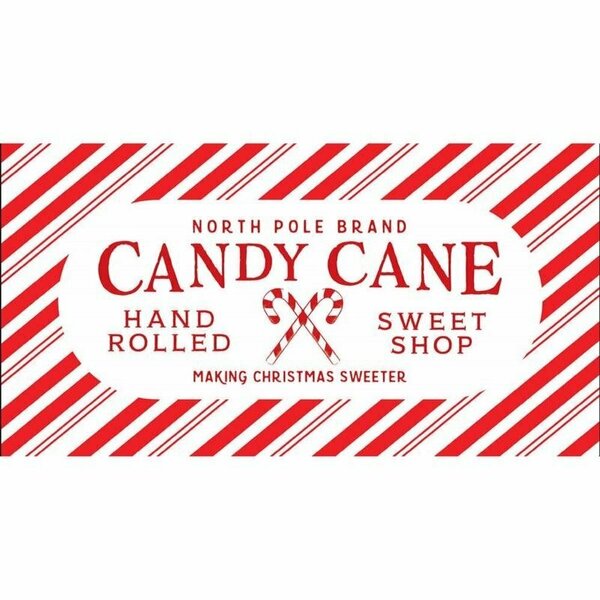 P Graham Dunn TABLETP CANDY CANE SIGN ACE-Q00030R1